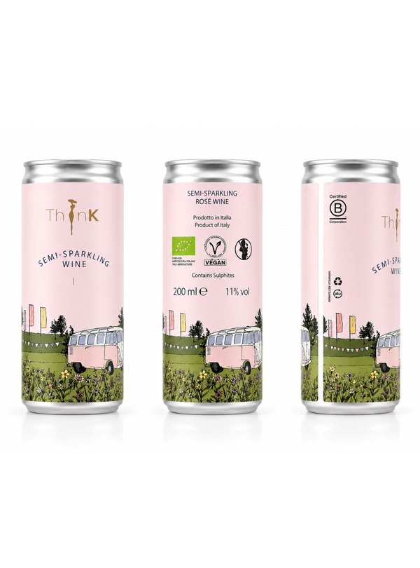 Mixed Organic Prosecco & Sparkling Rosé Cans x 6