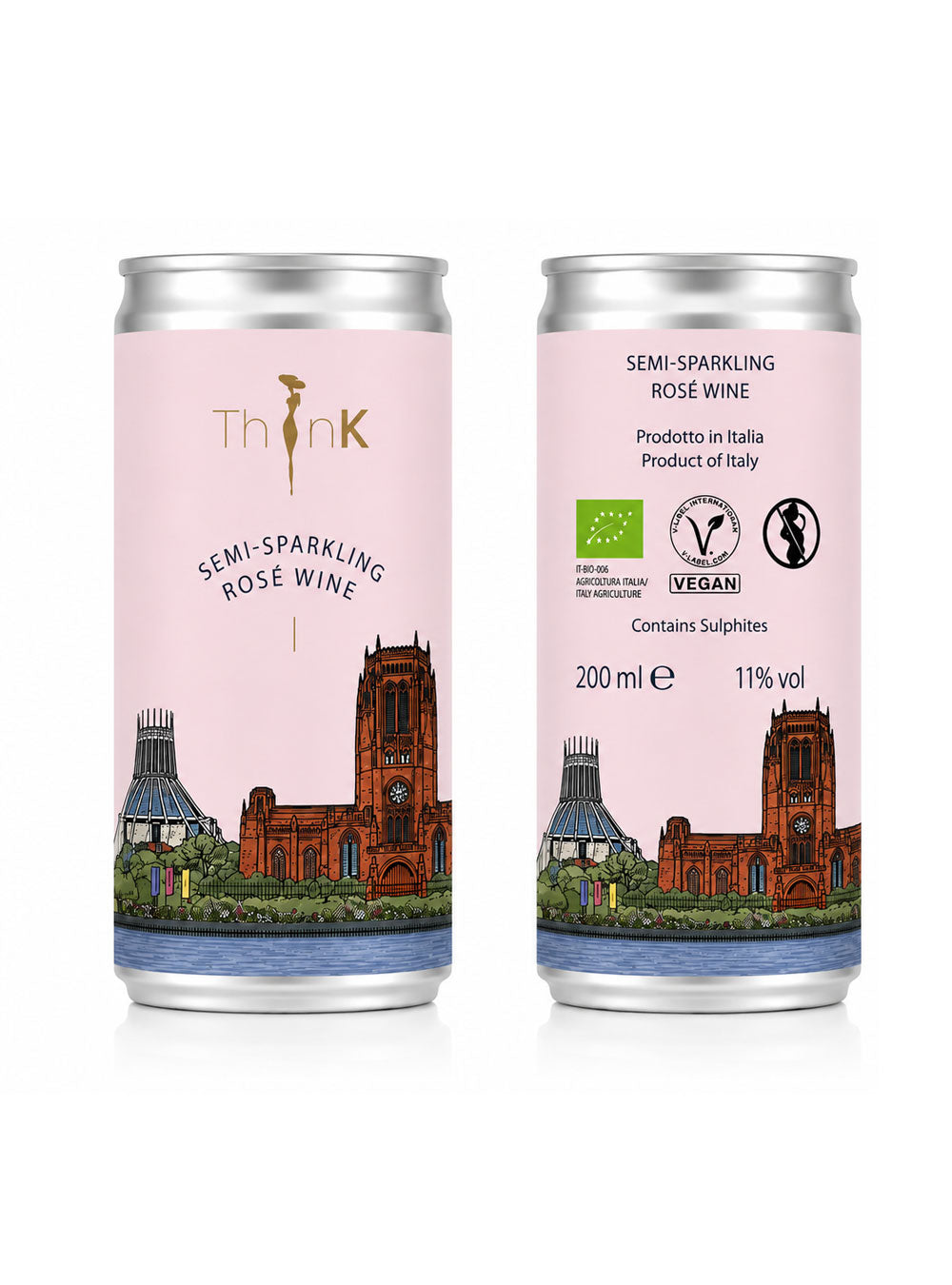 Organic Sparkling Rosé Can x 6