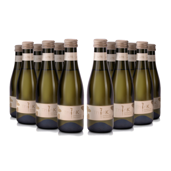 12 bottles of Organic Vegan Piccino Frizzante Prosecco from ThinK Wine